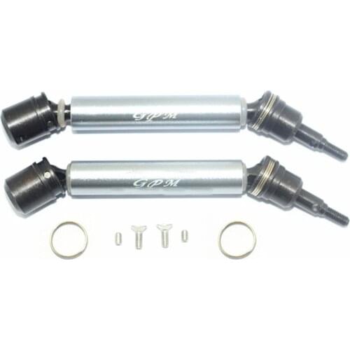 2pcs Metal Front & Rear CVD Drive Shaft for 1/10 ARRMA Big Rock RC Crawler Car Accessories Parts