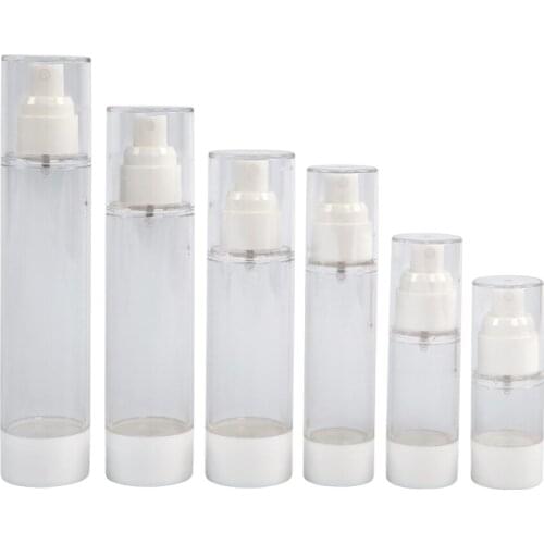 5pcs 15ml 30ml 50ml 80ml 100ml120ml Empty Refillable Travel Portable Perfume Atomizer Bottle Spray Pump