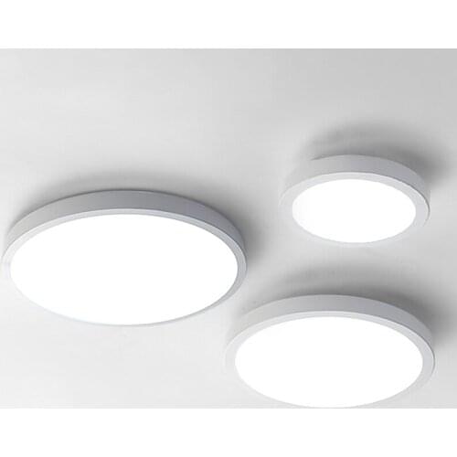 White Round New Modern LED Ceiling Lights Indoor Lamps For Aisle Corridor Balcony Living Study Room Bedroom Lighting Luminaries