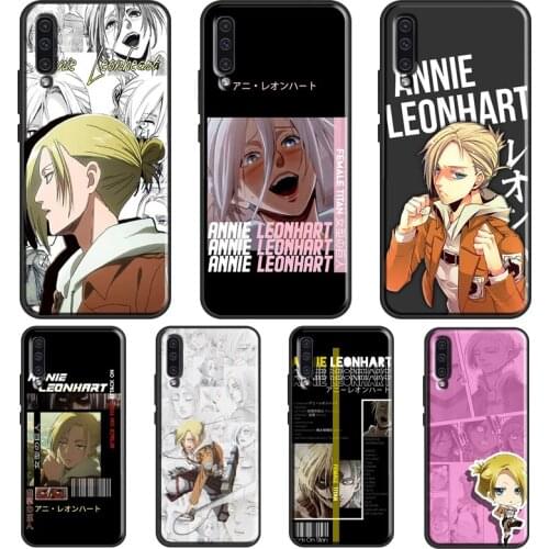 Annie Leonhart Attack on Titan Anime Case For Samsung A51 A71 A41 A31 A11 A21S A20e A40 A50 A70 A02S A12 A32 A42 A52 A72 Coque