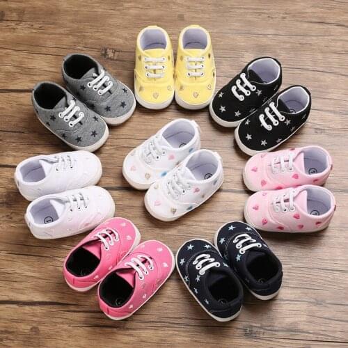Baby Shoes Girls Boy Newborn Infant First Walkers Toddler Shoes Baby Footwear For Babies Cotton Soft Anti-Slip Sole