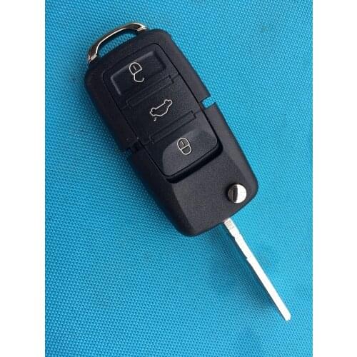 For Seat IBIZA ALTEA ALHAMBRA LEON TOLEDO FR 2/3 Button Folding Remote Flip Key FOB Case Uncut Blade Shell No Logo Auto Parts