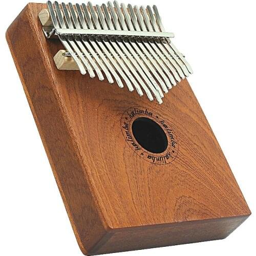 Kalimba 17 tone easy beginners learn karinba finger instrument for men and women thumb piano 12x14x18