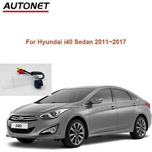 Autonet Rear view camera For Hyundai i40 Sedan 2011~2017 CCD night view backup camera/ license plate camera/AHD rear camera