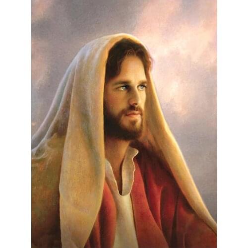 Jesus Christ Diamond Painting Round Full Drill Religion Portrait Nouveaute DIY Mosaic Embroidery 5D Cross Stitch Home Decor Gift