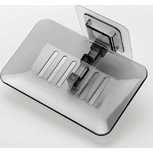 Creative Crystal Style Drain Soap Box Suction Wall Soap Rack Toilet Creative Soap Holder Soap Rack Soap Box