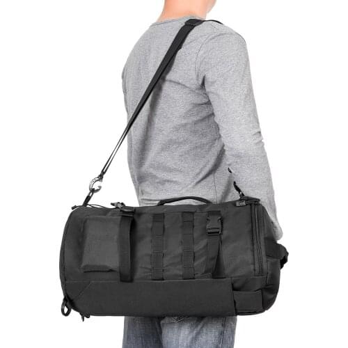 Lixada Fishing Bag Multi-purpose Fishing Backpack Outdoor Travel Fishing Reel Tackle Bag Shoulder Bag Luggage Fishing Tackle