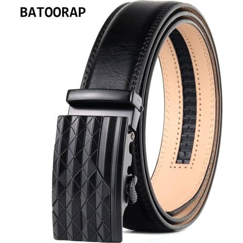 BATOORAP 2021 Mens Designer Belts Dress Waist Strap Fashion Jeans Belt Genuine Leather Luxury Brand Trouser Belt Black BA-R005