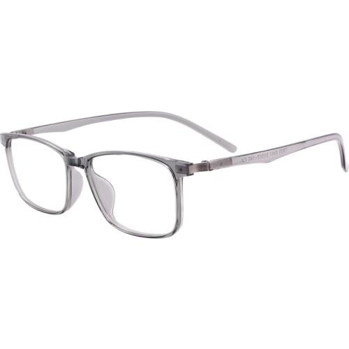 Men Women Classic Transparent TR90 Lightweight Rectangular Glasses Full Rim Glasses Frame For Prescription Reading Myopia Lenses
