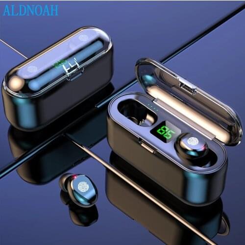 2021 NEW Wireless Bluetooth Earphones TWS Headphone 9D Stereo Music Headset Bluetooth 5.0 Touch Earbud With 1200mAh Charging Box