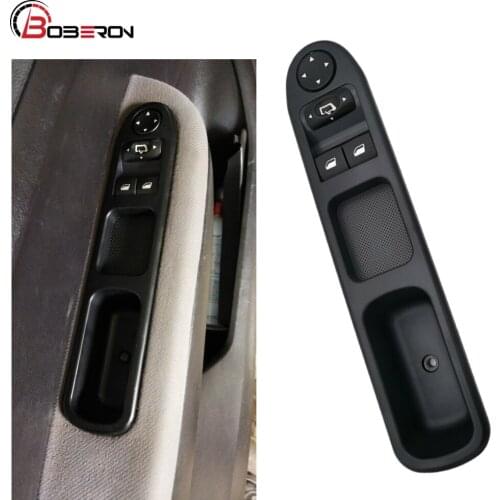 Power Window Control Switch Window Lifter Switch Button Panel 96351622XT For Peugeot 307 2000 2001 2002-2005 Auto Accessories