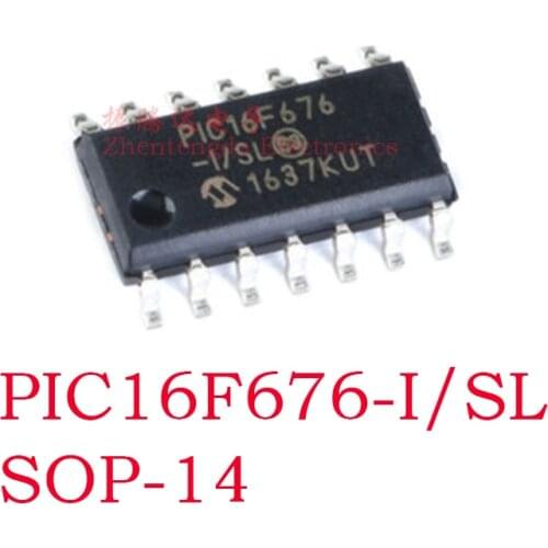 PIC16F676-I/SL PIC16 PIC16F PIC16F676 PIC16F676-I SOP-14 MCU
