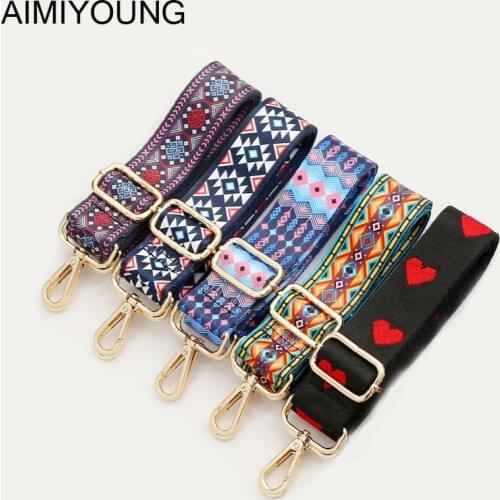 AIMIYOUNG Bag Strap Handbag Belt Wide Shoulder Bag Strap Replacement Strap Accessory Bag Part Adjustable Belt For Bag 120cm