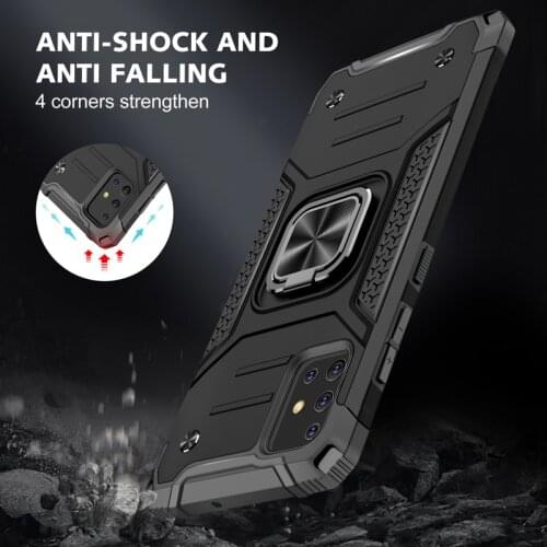 Shockproof Armor Case For Samsung S10 S21 Plus Ultra S20FE Phone Cover For Galax A51 A71 A81 A90 A41 A32 A52 A72 A42 Note10 Lite