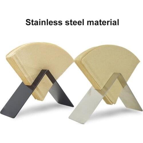 Hand Drip Coffee Filter Paper Holder Storage Rack Coffee Filter Container Dispenser V60 Display Stand For Cafe Office Home Maker
