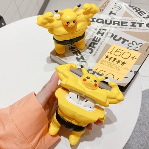 Funny Anime Characters Silicone Case for Airpods 1 2 Cartoon Cute Case for Airpods Pro Wireless Earphone Cover Charging Box