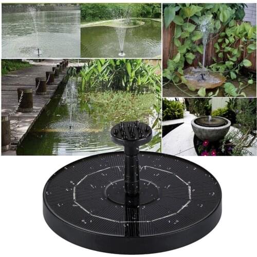 Solar Power Fountain Garden Fountain Solar Water Pump Solar Panels Floating Water Pump Watering Systerm Garden Decoration