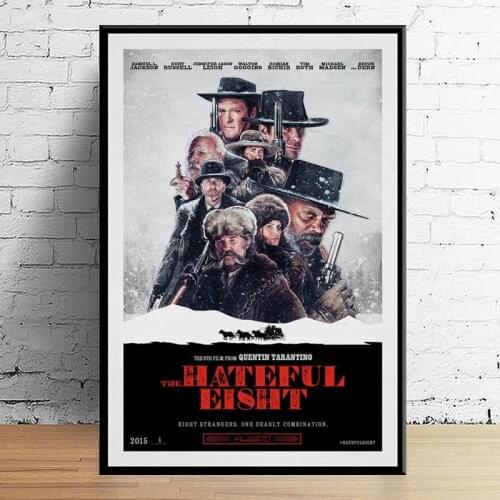The Hateful Eight Classic Movie Quentin Tarantino Film Poster And Prints Art Painting Wall Pictures For Living Room Home Decor