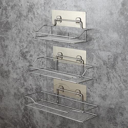 Corner Shelf Shower Strong Suction Stainless Steel Shelves Bathroom Shelf Shower Shelf Shampoo Holder Shower Basket