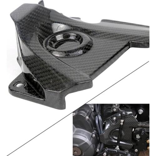 Carbon Fiber For Yamaha MT09 FZ09 Tracer FJ09 FJ FZ MT 09 2014 2015 2016 Engine Sprocket Chain Clutch Case Cover Accessories