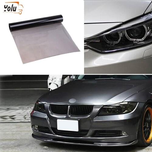 YOLU 30 x 120cm Auto Car Tint Headlight Taillight Fog Light PVC Yellow Film Sheet Sticker Cover 40 x 120cm Fog Light Film