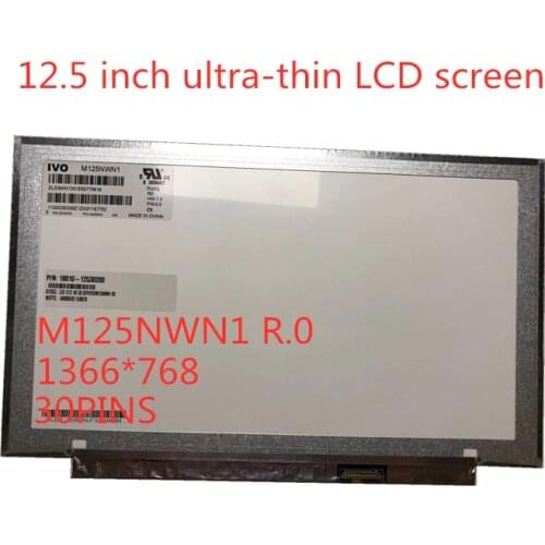 12.5 inch Laptop LAPTOP M125NWN1 R0 LP125WH2 TPH1 HB125WX1-200 B125XTN01.0 EDP 30pin Matrix LCD LED SCREEN