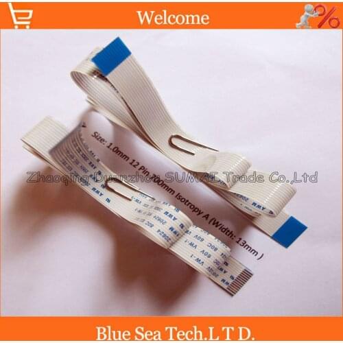 12Pin FFC/FPC Flexible Flat Cable 1.0mm pitch 12 pin 800mm Isotropy Type A cable,AWM 20624,80C 60V VW-1