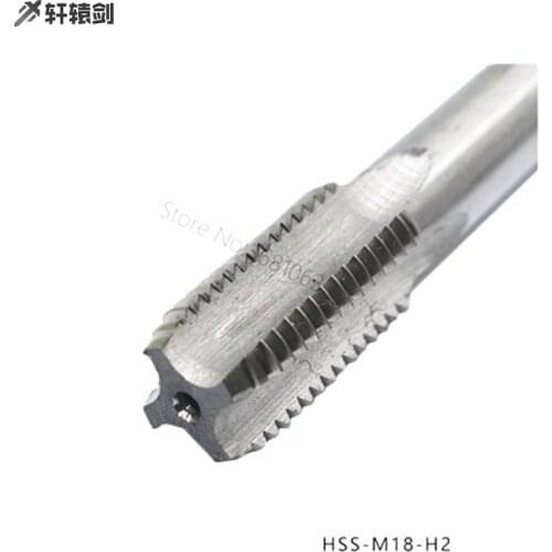 2pcs Straight Flute Machine Tap Thread H2 M18x1 M18X1.5 M18X2 M18X2.5Tap Bit High Spped Steel Threading Drill Bit Cutter Tool