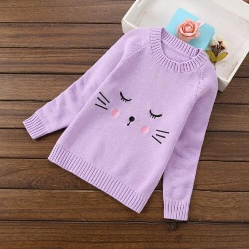 2020 Fashion Children Sweaters 2-6 Years Girls Sweaters Knit Sweater Clothing
