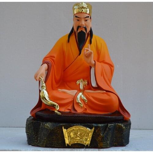 30cm large HOME Temple Shrine efficacious protection Exorcise evil spirits GOOD LUCK Wong Tai Sin HAUNG DAXIAN FENG SHUI statue