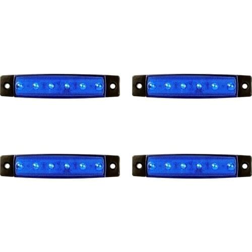 4PCS LED Marine Boat Deck Courtesy Interior Light Navigation Lights for Kayak Yacht Pontoon Transom Cockpit Bow Stern