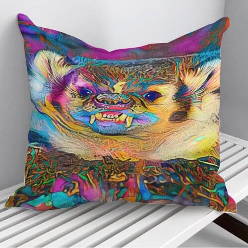 Angry Throw Pillows Cushion Cover On Sofa Home Decor 45*45cm 40*40cm Gift Pillowcase Cojines Dropshipping