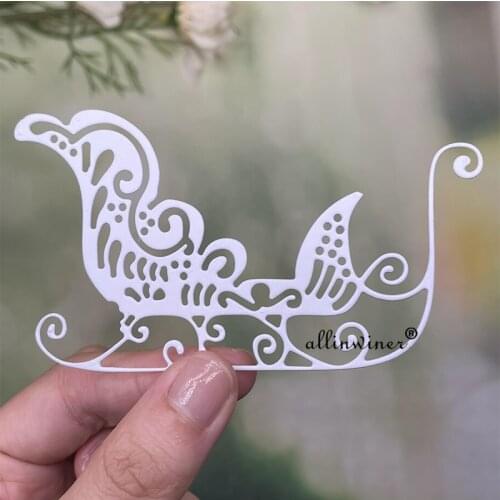Sleigh decoration Metal Cutting Dies Stencils For DIY Scrapbooking Decorative Embossing Handcraft Die Cutting Template
