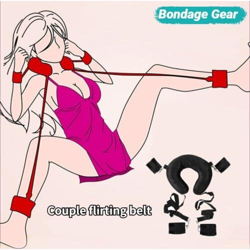 Exotic AccessoriesBDSM Sex GamesAlternative Sex Toys Plush Headrest Novelty Bundled Sexy Couple GamesHandcuffs Adult Sex Toys
