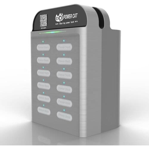 Hot Sale 12 Slots Restaurant Portable Mobile Phone Chargers Sharing Power Bank Station Rental Power Bank Charging Station