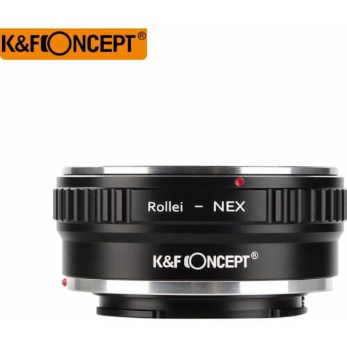 K&F Concept Lens Adapter Ring For Rollei QBM Lens to Sony E A5000 NEX-5T NEX-3N NEX-6 NEX-5R Camera Body