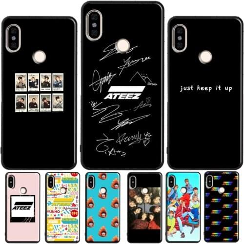 KPOP ATEEZ Case For Xiaomi Redmi 9 9A 9C 7A 8A 9T Back Cover For Redmi Note 10 Pro 7 8 9 Pro 8T 9S