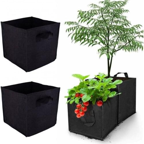 Flower Plant Growing Bag Home Gardening Planting Nursery Pot Pouch Container
