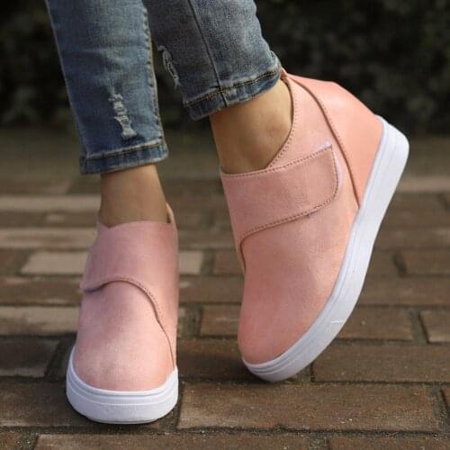 Fashion Womens Shoes Ladies Thick-soled Colorblock Brock Wedges Short Boots Outdoor Breathable Comfortable Walking Shoes Mujer