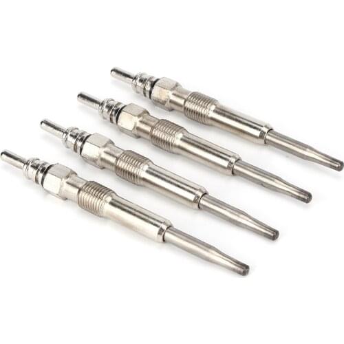 4pcs Diesel Heater Glow Plugs 1ZGP607 Fit for SKODA OCTAVIA 1.9 May 2004 Onwards Car Accessories