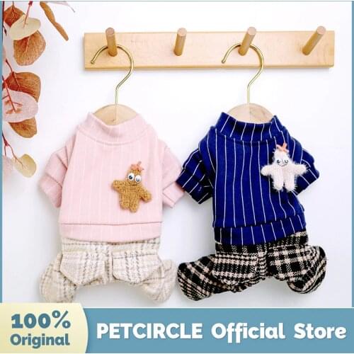 PETCIRCLE Dog Puppy Clothes Furry Starfish Four-legged Sweater Pet Cat Fit Small Dog All season Pet Cute Costume Dog Cloth Coat
