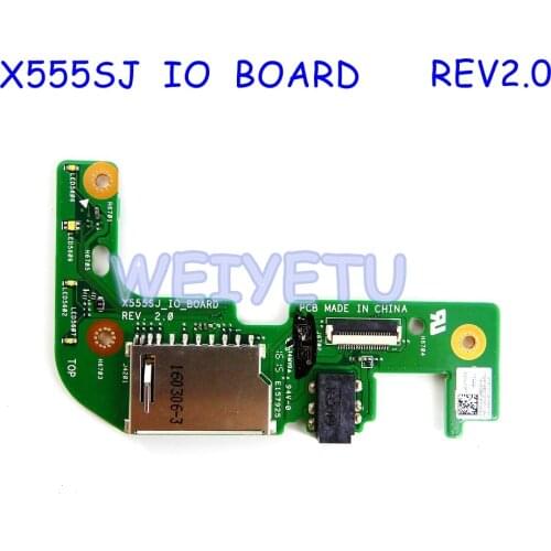 X555SJ IO BOARD REV2.0 For ASUS X555SJ X555S A555S F555S IO BOARD Audio board Tested Work Well and Motherboard
