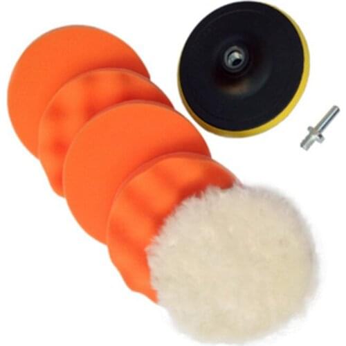 Polishing Buffing Tool Set 7pcs Buffing Waxing Pad For Auto Car Polishing Wheel Kit Buffer Drill Adapter Vehicle Buffing