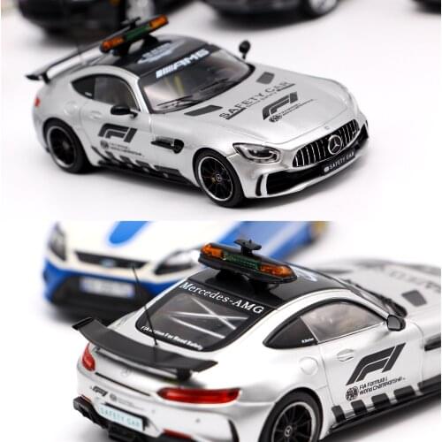 Premium X 1:43 2018 Mercedes AMG GT-R Safety Car F F1 Collection Edition Resin Metal Diecast Model Race Car Ornaments Toys