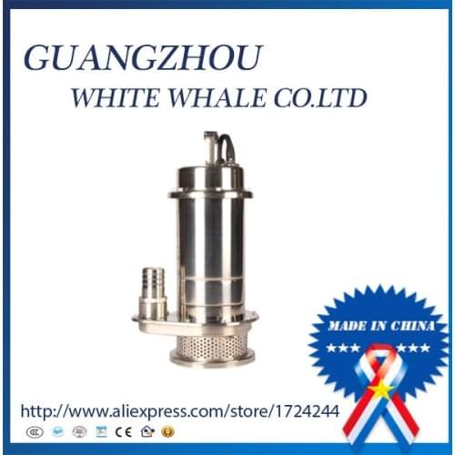 QDX3-6-0.25S 304 STAINLESS STEEL SUBMERSIBLE WATER PUMP PRICE 3M3/H 6M 220V50HZ