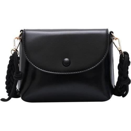 Korean Style Vintage Shoulder Bag for Women Fashion Handbag PU Leather Female Top-Handle Crossbody Bags Purse