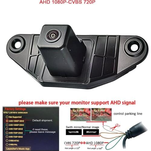 Options Dynamic trajectory Tracks car rear camera backup for Toyota Land Cruiser Prado 2010 2014 Asia reversing camera