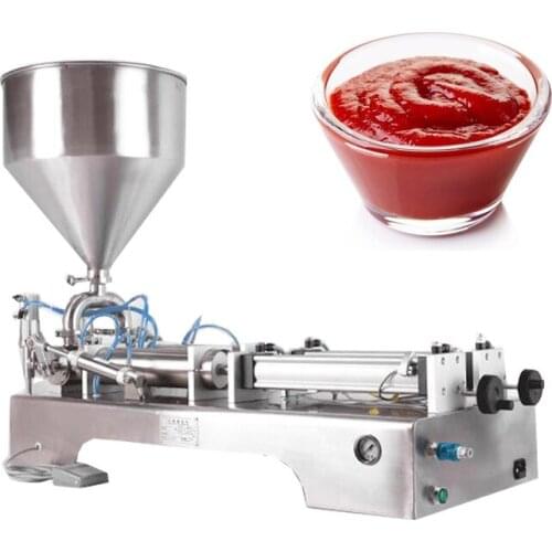 10-5000ML Electric Pneumatic Double-head Paste Filling Machine Toothpaste Salad Dressing Skin Care Product Filling Machine