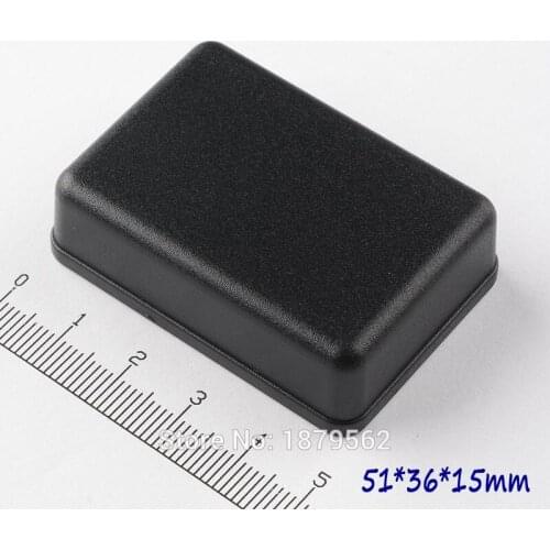 [2 colors] 51*36*15mm small plastic box for electronic PLC enclosure ABS waterproof junction control switch box DIY porject box