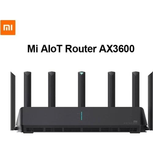 2021 Xiaomi AX3600 AIoT Router Wifi 6 Dual-Band 2976Mbs Gigabit Rate Security Encryption Mesh Wifi External Signal Amplifier